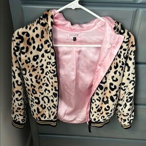 Cherokee Kids Leopard Print Jacket - Pink